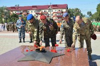 Сахалинские курсанты получили васильковые береты Президентского полка, Фото: 20