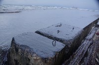 Загрязнение берега Невельска нефтепродуктами , Фото: 7