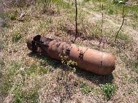 В пригороде Южно-Сахалинска нашли снаряд, похожий на авиационный, Фото: 5