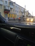 Три автомобиля столкнулись в Холмске, Фото: 3