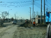 Дорожные работы в Южно-Сахалинске, Фото: 35