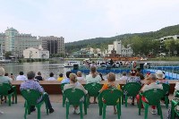Впервые на плавучей сцене в парке состоялся концерт Южно-Сахалинского камерного оркестра, Фото: 4