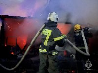 Пожар в СНТ "Лесник" в Южно-Сахалинске, Фото: 2