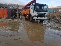 Улица Больничная в Южно-Сахалинске утопает в грязи, Фото: 1