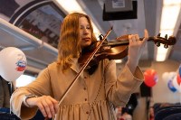 Тематический поезд с концертной программой "Сердцем за Родину!", Фото: 2