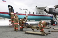 Условно горящий самолет потушили в аэропорту Южно‐Сахалинска, Фото: 7
