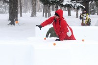 "Декада спорта и здоровья" на Сахалине завершилась битвой в снежки, Фото: 1