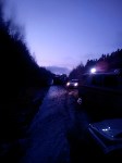 Два человека пострадали при столкновении трех автомобилей на въезде в Южно-Сахалинск, Фото: 1
