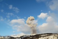 Пятикилометровое облако пепла выбросил вулкан на Парамушире, Фото: 1