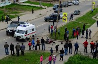 Два человека пострадали в результате столкновения мотоцикла и внедорожника в Охе, Фото: 4