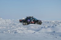 Джиперы пересекли пролив Невельского по льду , Фото: 17