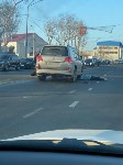 Двух человек сбил внедорожник в Южно-Сахалинске, Фото: 1