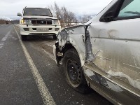 Несколько автомобилей столкнулись на автороге Южно-Сахалинск-Троицкое, Фото: 10