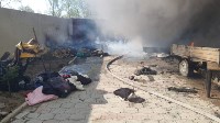 Коттедж сгорел в Южно-Сахалинске, Фото: 1