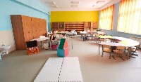 Скалодром, космический и краеведческий этажи в школе № 6 Южно-Сахалинска готовят к открытию, Фото: 29