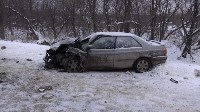 Женщина пострадала при столкновении трех машин на объездной дороге в Южно-Сахалинске, Фото: 4