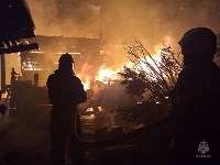 Крупный пожар в Южно-Сахалинске, Фото: 6