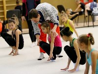 Сахалинские гимнастки тренируются с тренером Алины Кабаевой, Фото: 2