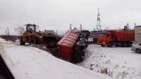 Грузовик опрокинулся в Троицком, Фото: 6