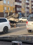 Внедорожник перевернулся в результате ДТП в Южно-Сахалинске, Фото: 2