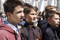 Свыше 2000 школьников поучаствовало во флешмобе в честь Дня Победы, Фото: 7