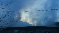 Административное здание горит в районе совхоза "Тепличный", Фото: 1