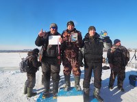 Первые в этом году соревнования по подлёдному лову прошли в Анивском районе, Фото: 1