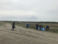 Возле Песчанского добровольцы прибрались на берегу моря, Фото: 2