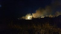 Сильный пожар в Луговом, Фото: 1