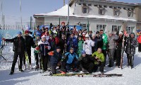 Сахалинские чиновники вышли на лыжню, Фото: 6
