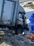 Мужчина пострадал при столкновении погрузчика и грузовика в районе Березняков, Фото: 3