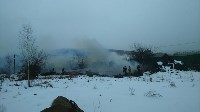 Гаражи горят в переулке Украинском в Южно-Сахалинске, Фото: 6