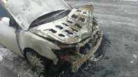 Toyota Allion сгорела в Южно-Сахалинске, Фото: 4
