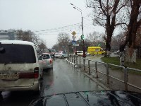 Две "Тойоты" столкнулись в Южно-Сахалинске, Фото: 1