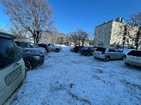 Снежная горка для детей вместо незаконной парковки появилась в Хомутово, Фото: 2