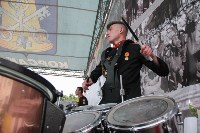 Оркестр суворовцев выступил в Корсакове, Фото: 9