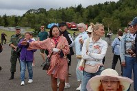 Митинг и реконструкция боёв августа 1945 года прошли в Холмском районе, Фото: 1