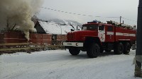 Пожар в районе "Эдема" потушили в Южно-Сахалинске, Фото: 1