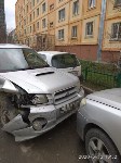 Пьяный на Subaru разбил 4 припаркованные машины в Южно-Сахалинске, Фото: 3