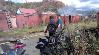 Играющие дети спалили 11 гаражей в селе Чехов, Фото: 6