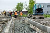 Мэр Южно-Сахалинска проверил ход благоустройства переулка Отдалённого, Фото: 3