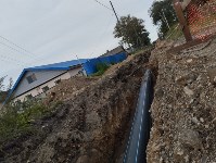 В Корсакове полностью перекопали улицу и на две недели остановили работы, Фото: 3
