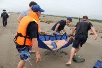 "Тонущего" спасли на анивском пляже, Фото: 3