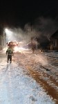 Человека эвакуировали во время пожара на севере Сахалина, Фото: 1