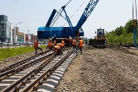Железнодорожный разъезд строят в районе остановочного пункта Большая Елань на Сахалине, Фото: 5