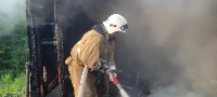 Пожар в бане перекинулся на частный дом в Холмском районе, Фото: 6