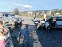 Серьезная авария произошла в Корсакове, Фото: 2