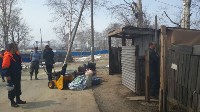 Частный дом горит в Южно-Сахалинске, Фото: 4