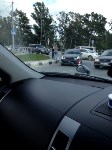 Внедорожник врезался в дорожное ограждение в результате ДТП в Южно-Сахалинске , Фото: 3