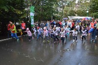 Сотня детсадовцев промчалась по аллее парка в Южно-Сахалинске, Фото: 14